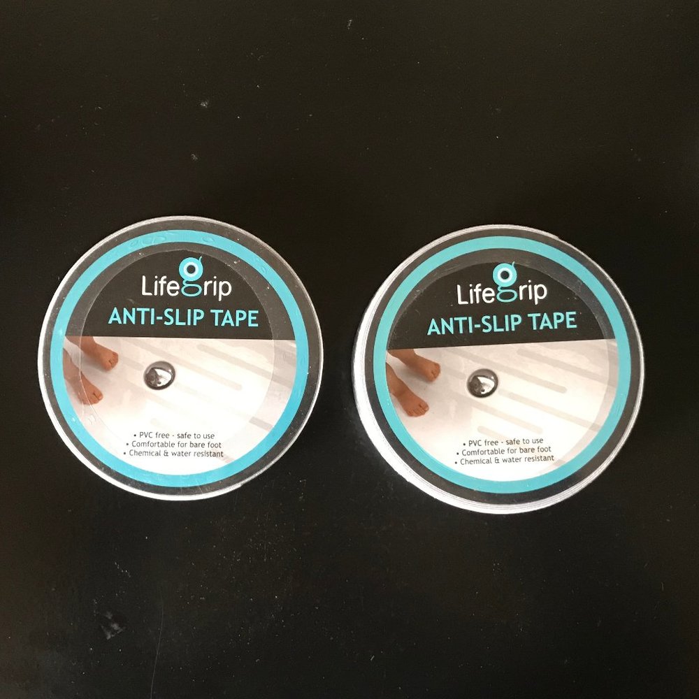 2 ROLLS OF LIFEGRIP ANTI SLIP 1 INCH TAPE, TOTAL OF 60 FEET, NEW